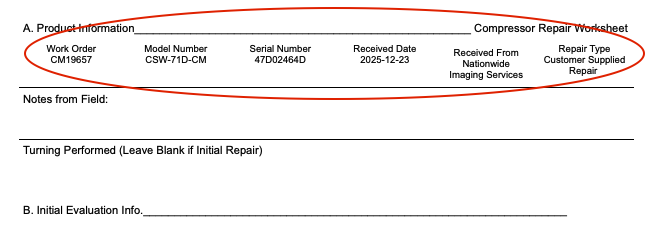 cm repair worksheet